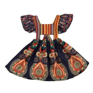 Ethic Vintage Toddler/ Girl Plated Backless Dress